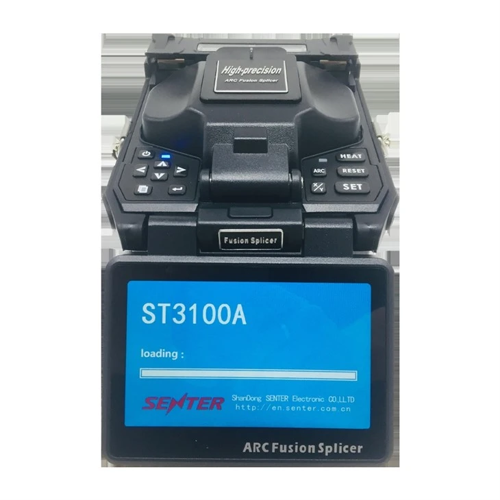 ST3100A 6 Mótair Fusion Splicer, Meaisín Splicer, Optúil Fiber Snáithín, Optúil Fiber Snáithín Meaisín