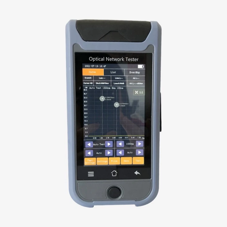 Mini OTDR Optical Time Domain Reflectometer With Touch Screen